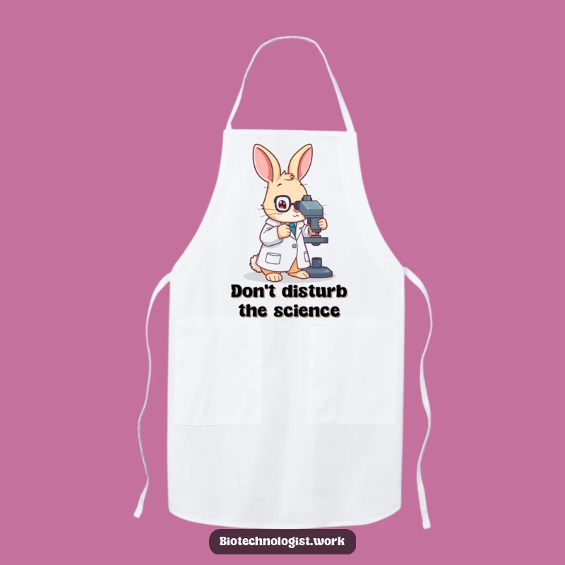 Funny Lab Rabbit Apron: Scientific Kitchen Wear, Perfect Humorous Gift