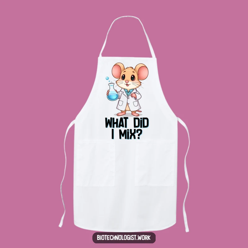 Funny Mouse Scientist Apron: Hilarious Kitchen Gear for Budding Chefs