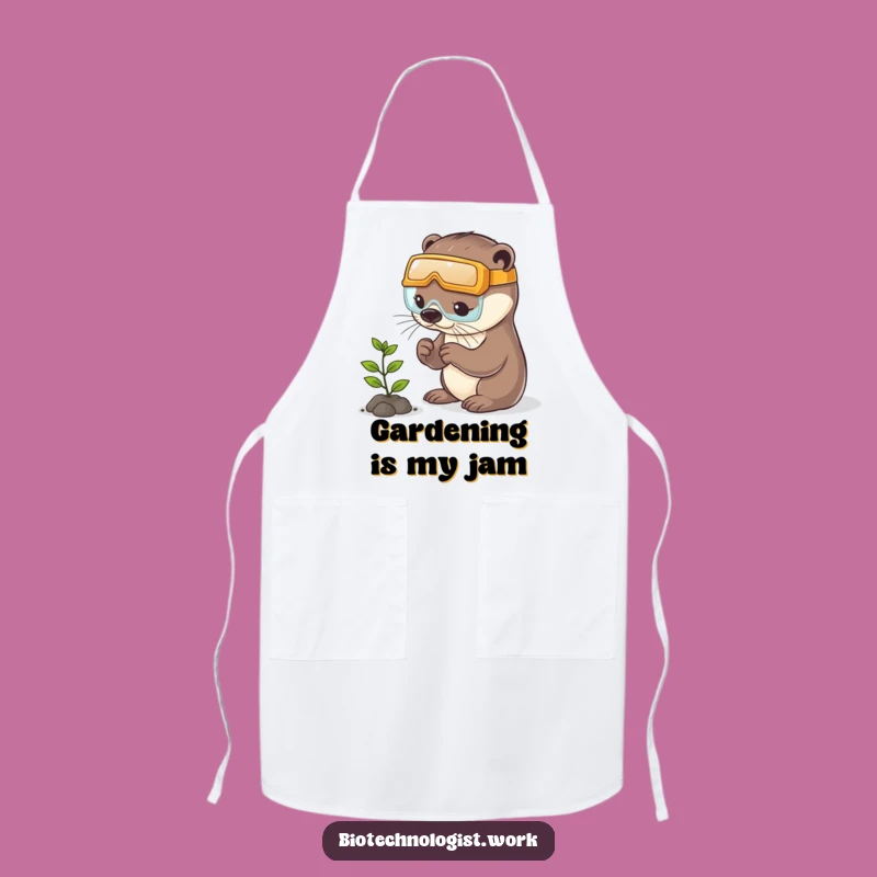 Funny Otter Gardener Apron: Hilarious Kitchen Gear for Playful Cooks