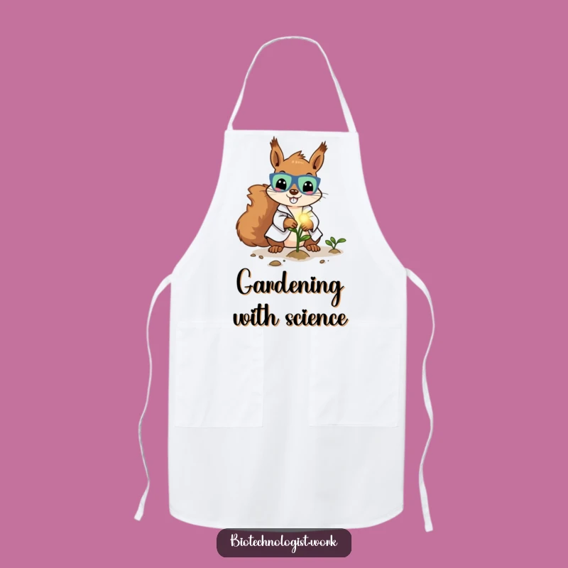 Funny Lab Squirrel Apron: Grow Your Culinary Skills, Humorous Gift