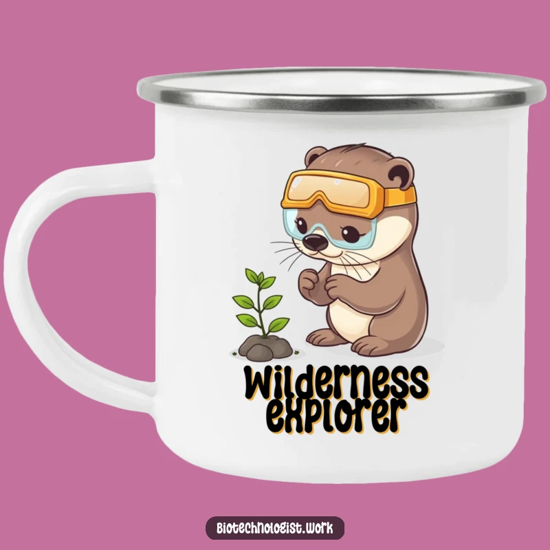 Funny Otter Gardener Camping Mug: Hilarious Outdoor Gear for Nature Lovers