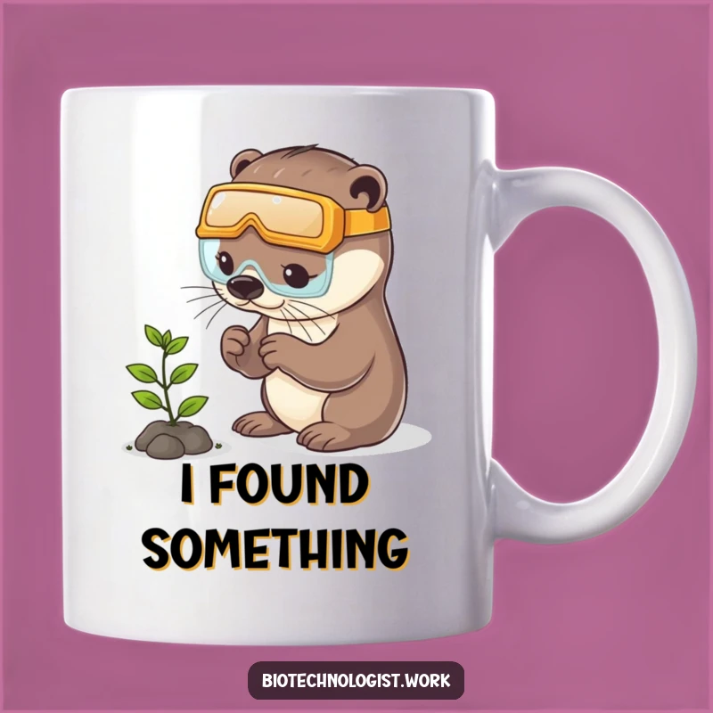 Funny Otter Gardener Mug: Hilarious Safety First Gift for Nature Lovers