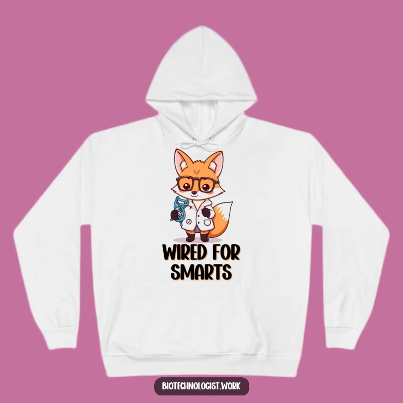Funny Lab Fox Hoodie: Cozy DNA Explorer, Ideal Humorous Gift