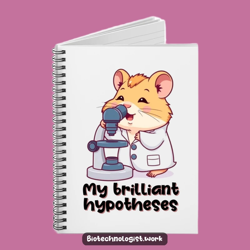 Funny Hamster Scientist Notebook: Jot Down Ideas with Lab Coat Critter Flair