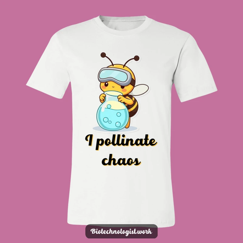 Funny Bee Scientist T-Shirt: Wear Your Goggles and Get to Work in Style