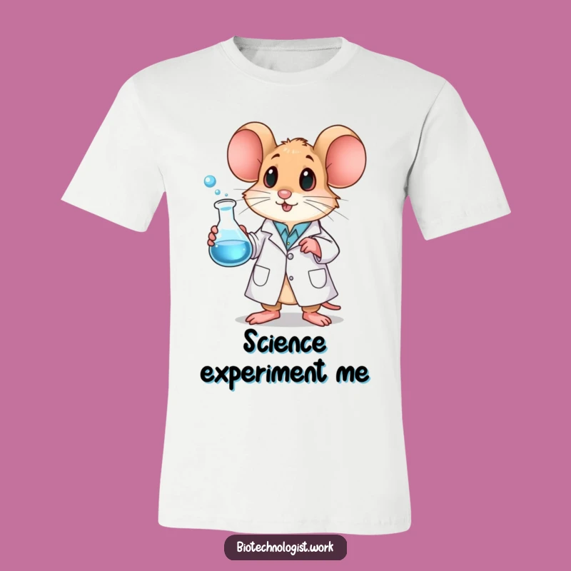 Funny Mouse Scientist T-Shirt: Hilarious Lab Coat Tee for Curious Minds
